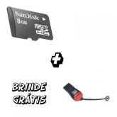 SanDisk - Micro SD 8GB + Brinde - Mini Transformador SD/USB